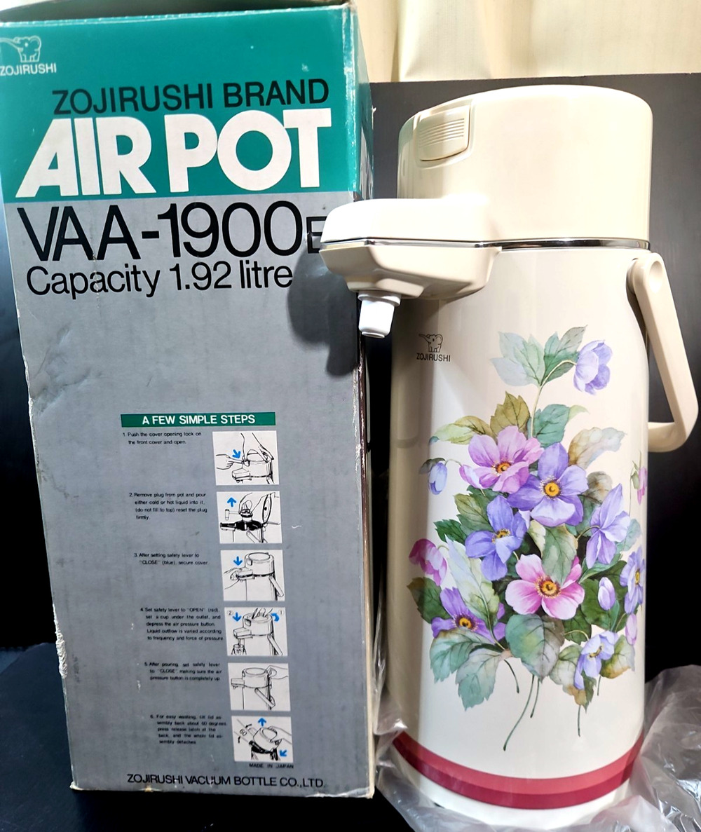 ZOJIRUSHI AIR POT VAA-1900e 1.92 Litre New NOS vintage